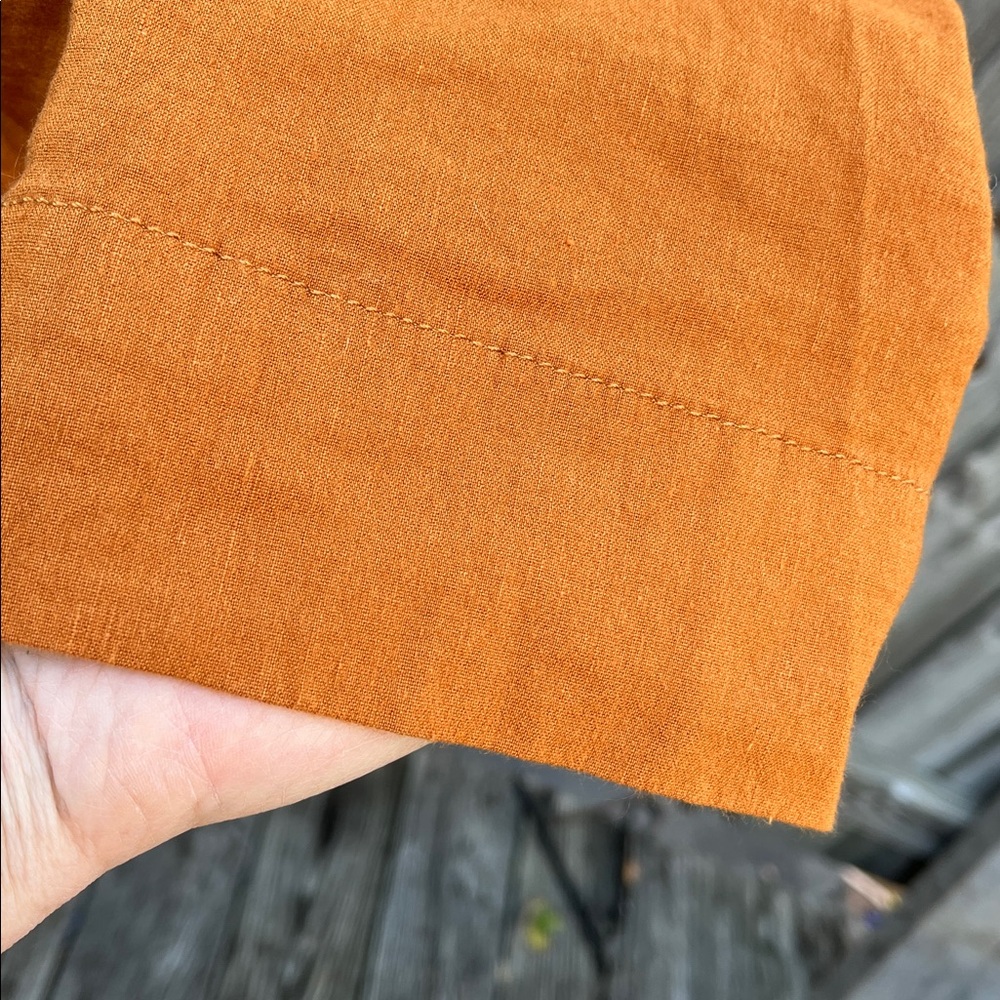 Minimalist linen midi with pockets🍁🍂 - Picture 5 of 7